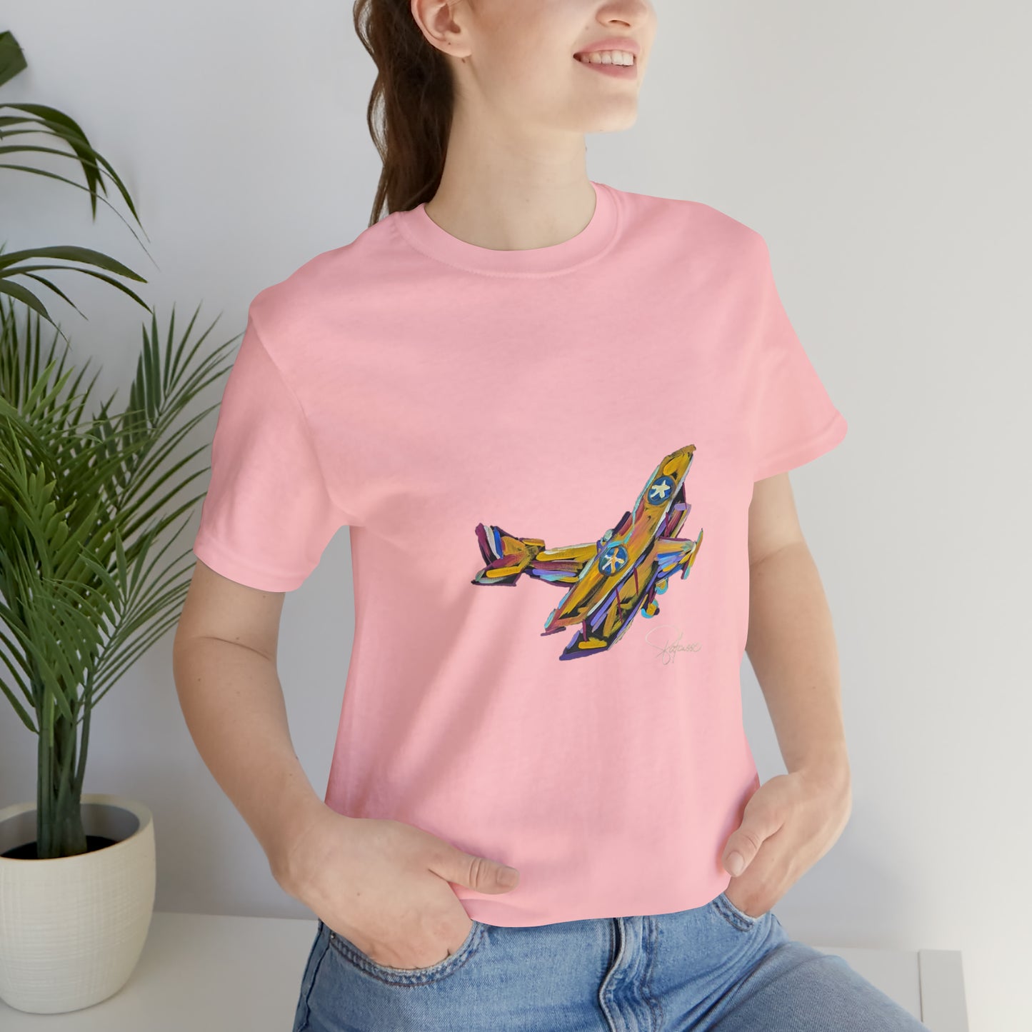 Fly High Towards Your Dreams Airplane Shirt | Inspired by my daughter and Bessie Coleman | Unisex Jersey Short Sleeve Airplane T-shirt | Patcasso