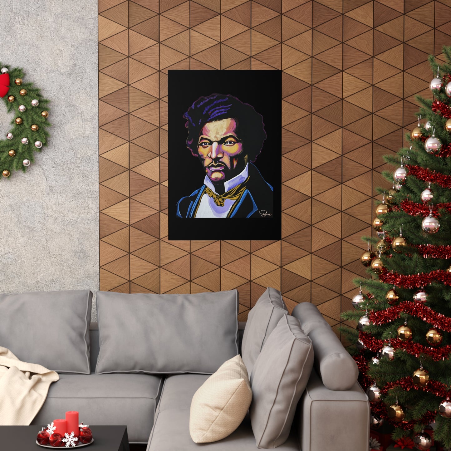 Frederick Douglass Vertical Poster Premium Matte | Honor Black American History