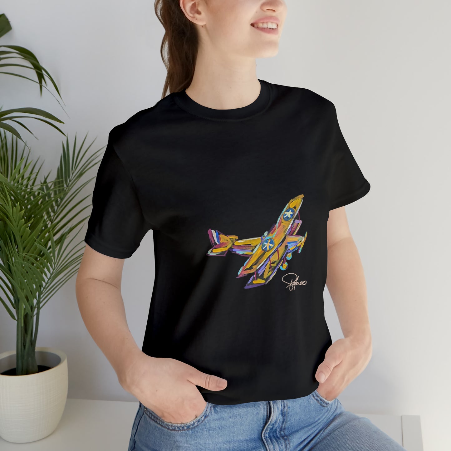 Fly High Towards Your Dreams Airplane Shirt | Inspired by my daughter and Bessie Coleman | Unisex Jersey Short Sleeve Airplane T-shirt | Patcasso