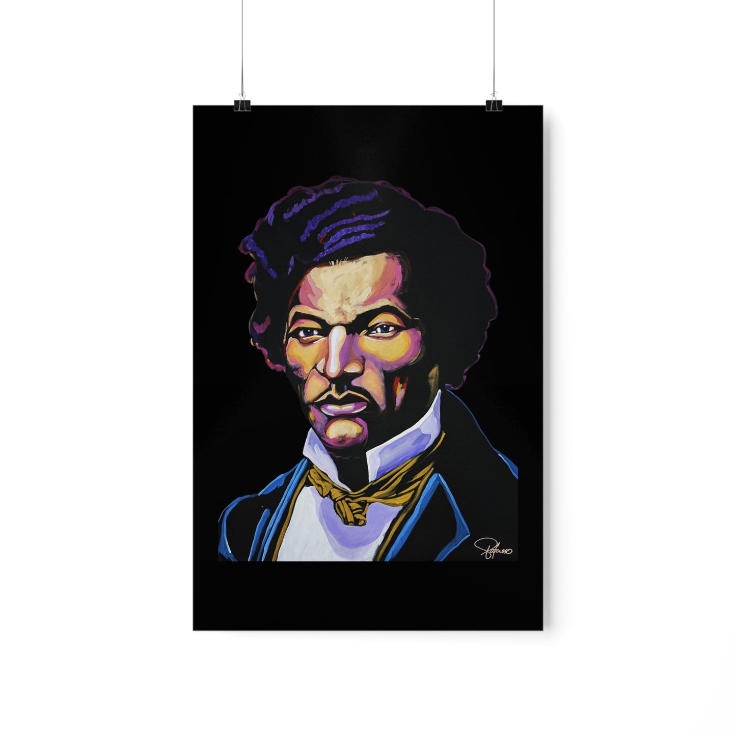 Frederick Douglass Vertical Poster Premium Matte | Honor Black American History