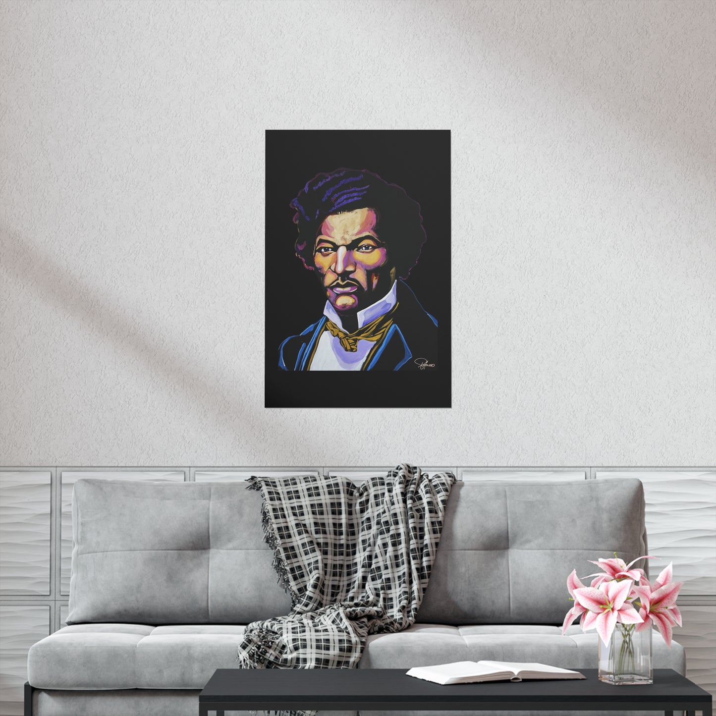 Frederick Douglass Vertical Poster Premium Matte | Honor Black American History