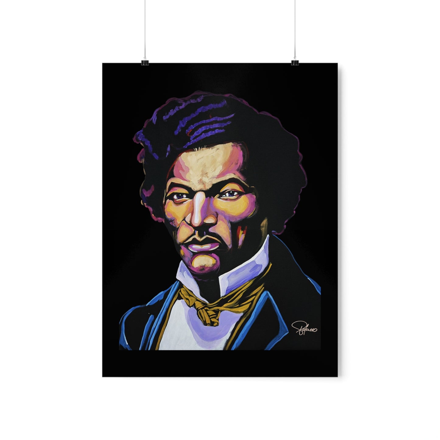 Frederick Douglass Vertical Poster Premium Matte | Honor Black American History