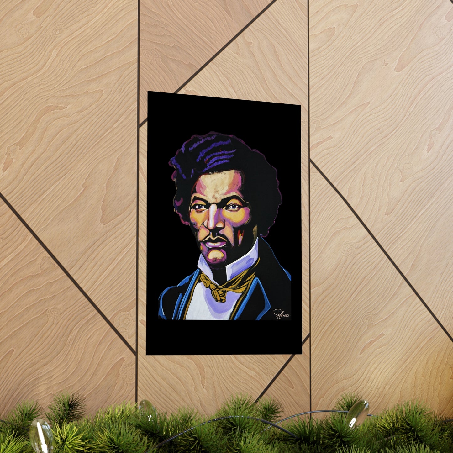 Frederick Douglass Vertical Poster Premium Matte | Honor Black American History