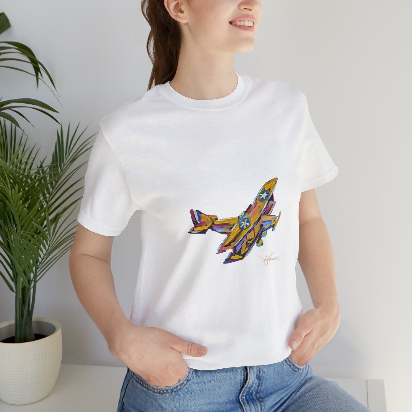 Fly High Towards Your Dreams Airplane Shirt | Inspired by my daughter and Bessie Coleman | Unisex Jersey Short Sleeve Airplane T-shirt | Patcasso