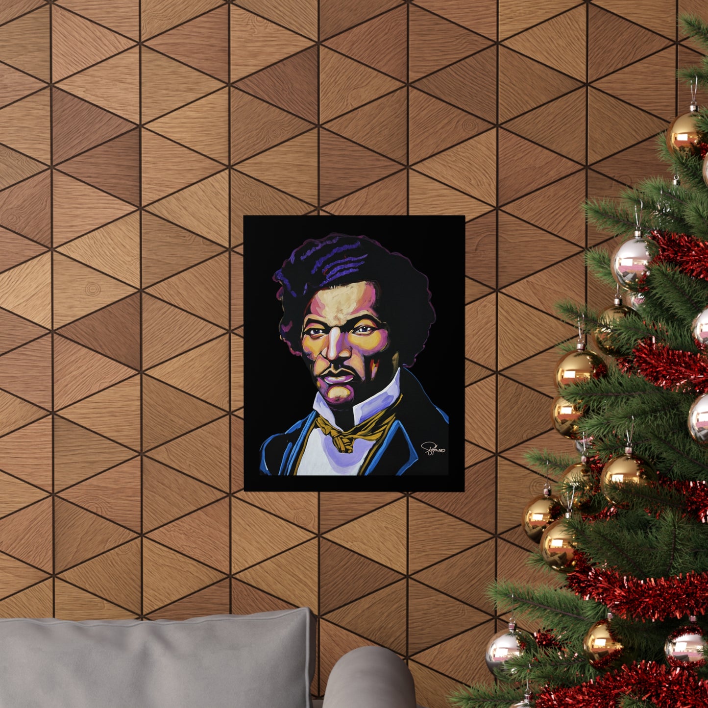 Frederick Douglass Vertical Poster Premium Matte | Honor Black American History