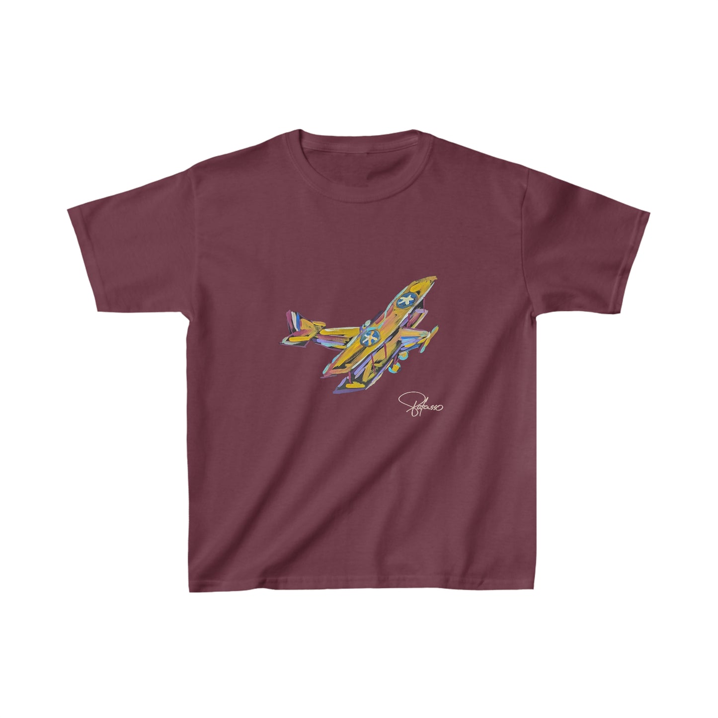 Kids Airplane t-shirt | Heavy Cotton™ Tee for kids | Patcasso