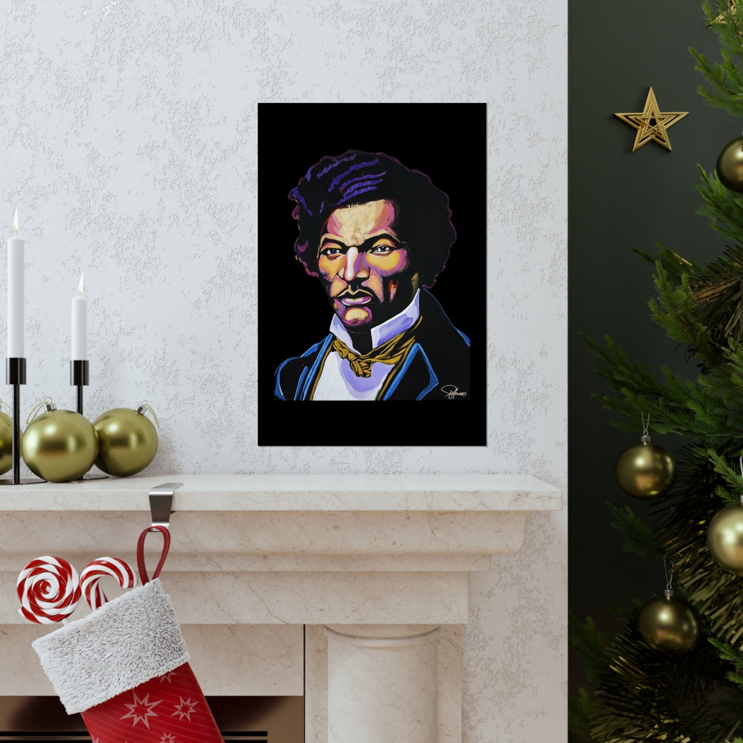 Frederick Douglass Vertical Poster Premium Matte | Honor Black American History