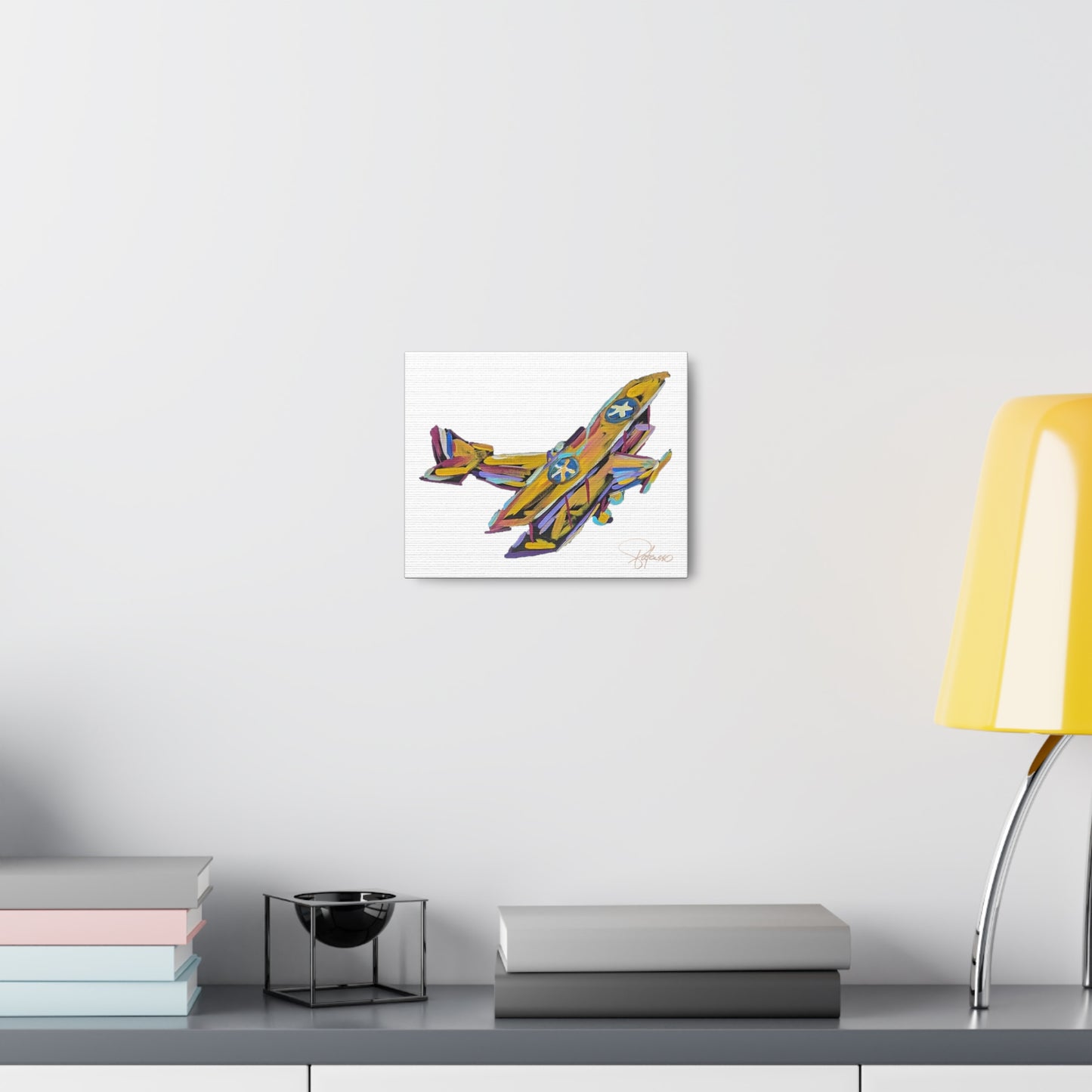 Airplane painting Canvas Gallery Wraps | Patcasso