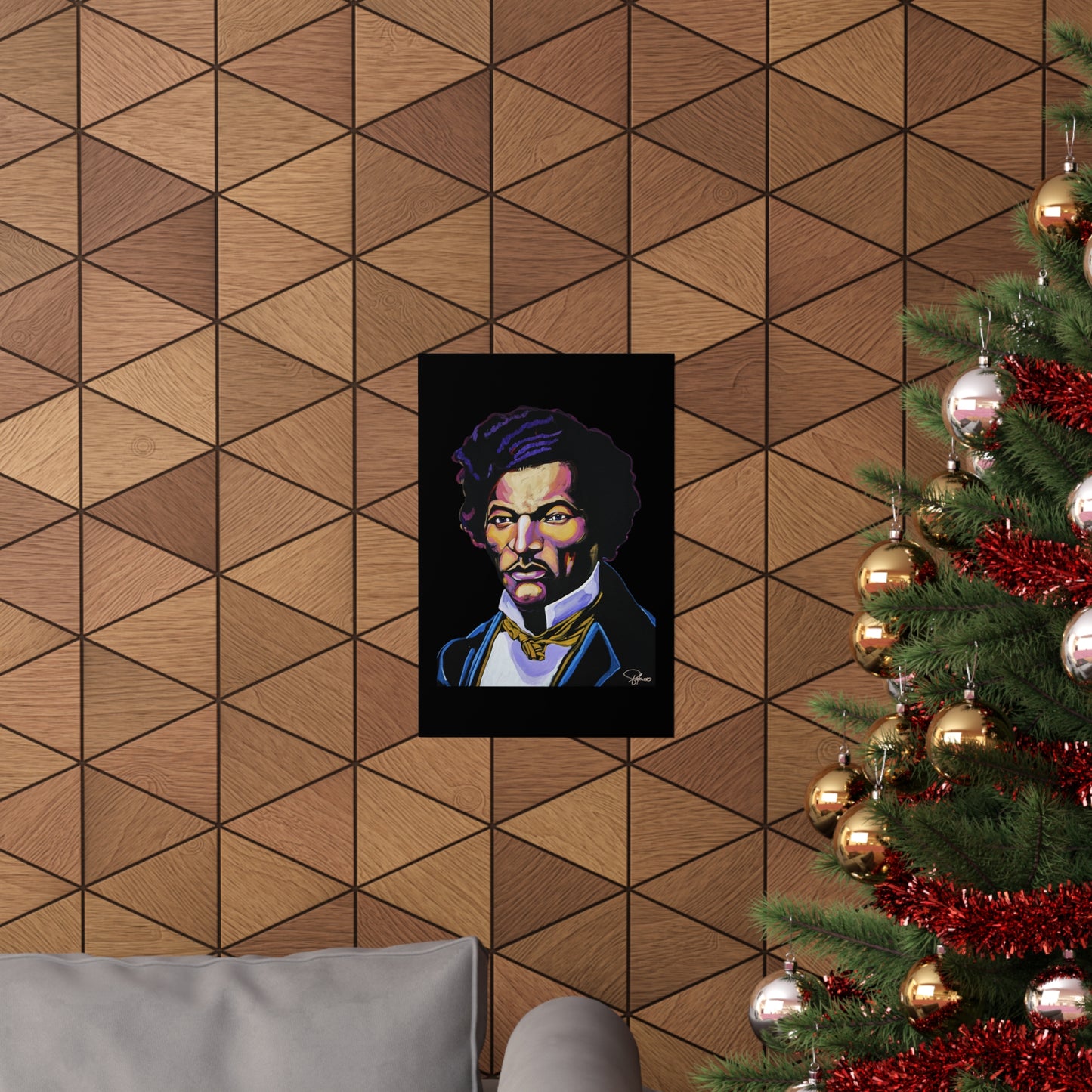 Frederick Douglass Vertical Poster Premium Matte | Honor Black American History
