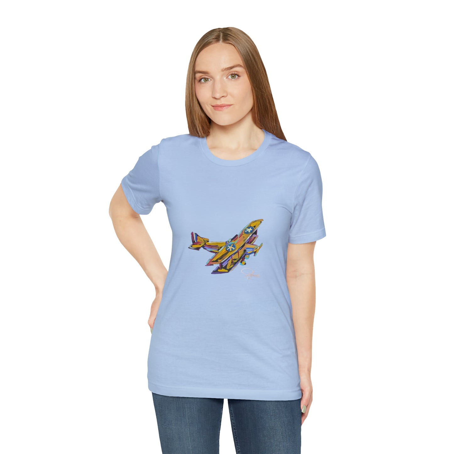 Fly High Towards Your Dreams Airplane Shirt | Inspired by my daughter and Bessie Coleman | Unisex Jersey Short Sleeve Airplane T-shirt | Patcasso