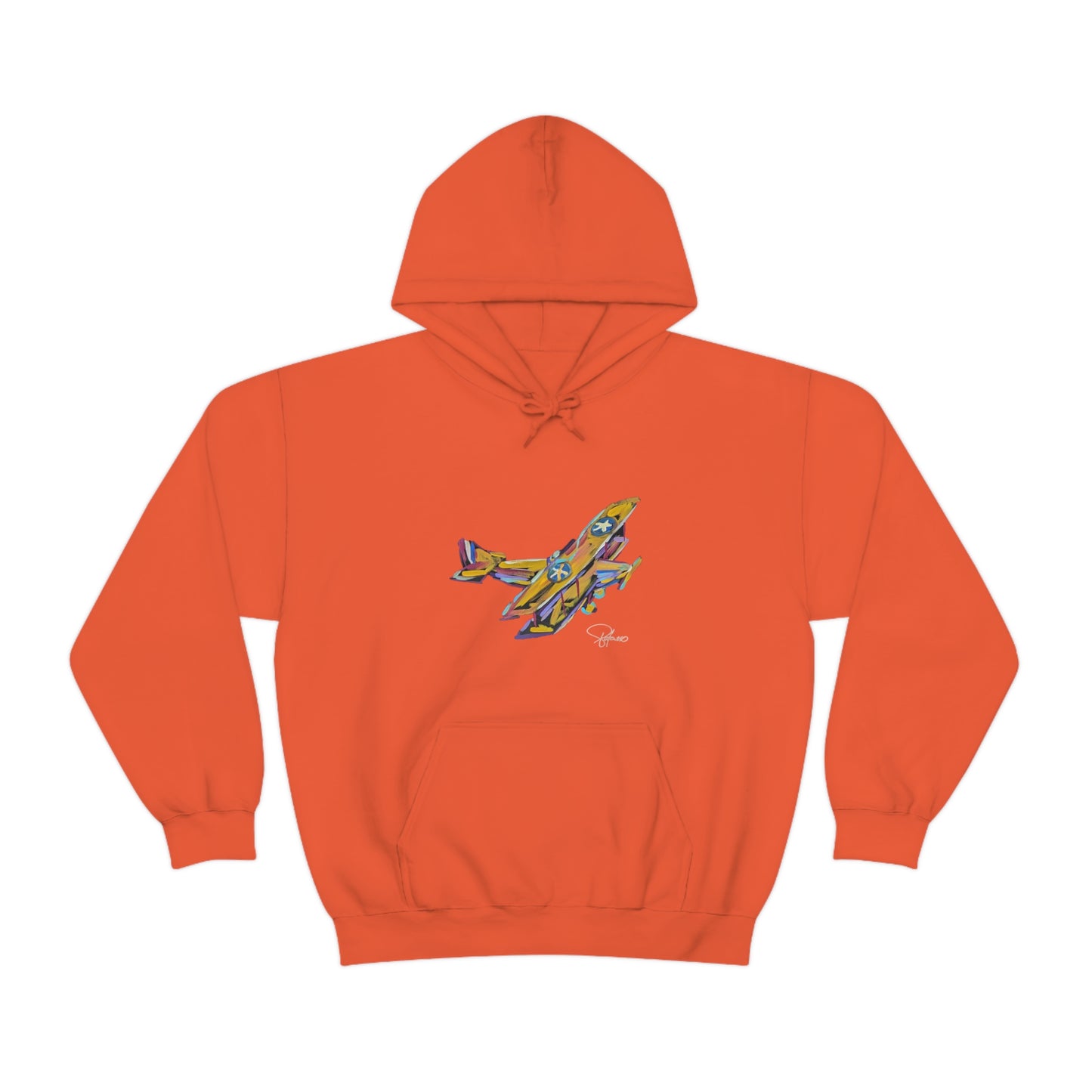 Fly High Towards Your Dreams Airplane Unisex Heavy Blend™ Hooded Sweatshirt | Patcasso