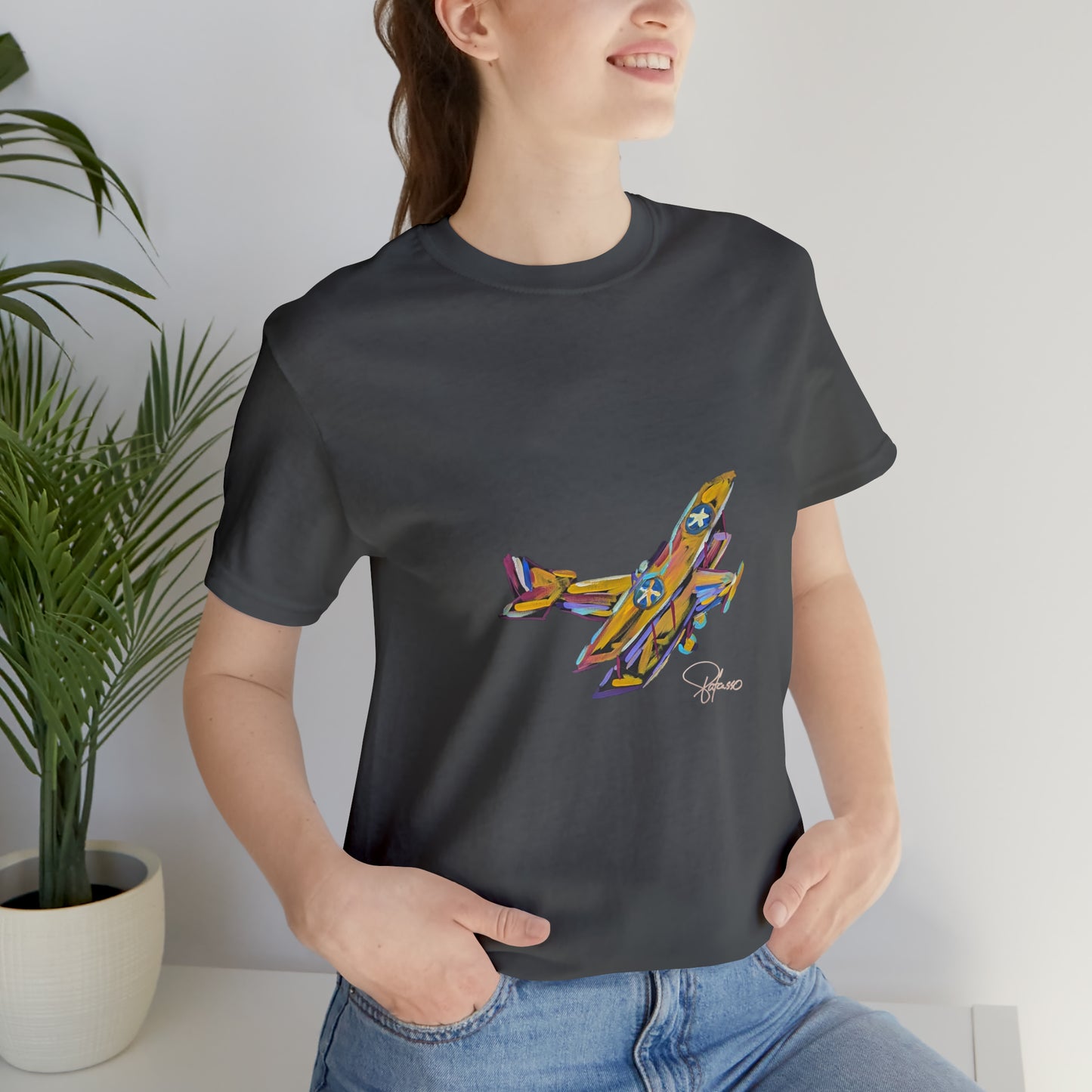 Fly High Towards Your Dreams Airplane Shirt | Inspired by my daughter and Bessie Coleman | Unisex Jersey Short Sleeve Airplane T-shirt | Patcasso