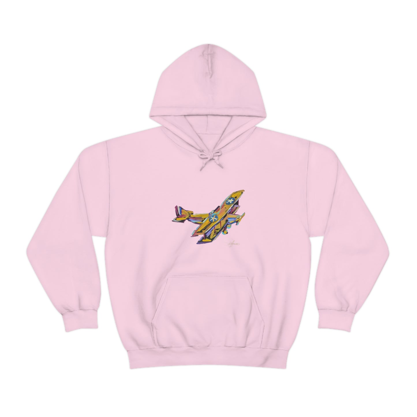 Fly High Towards Your Dreams Airplane Unisex Heavy Blend™ Hooded Sweatshirt | Patcasso