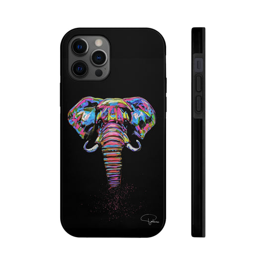 Elephant Painted Art Tough Phone Cases | Patcasso