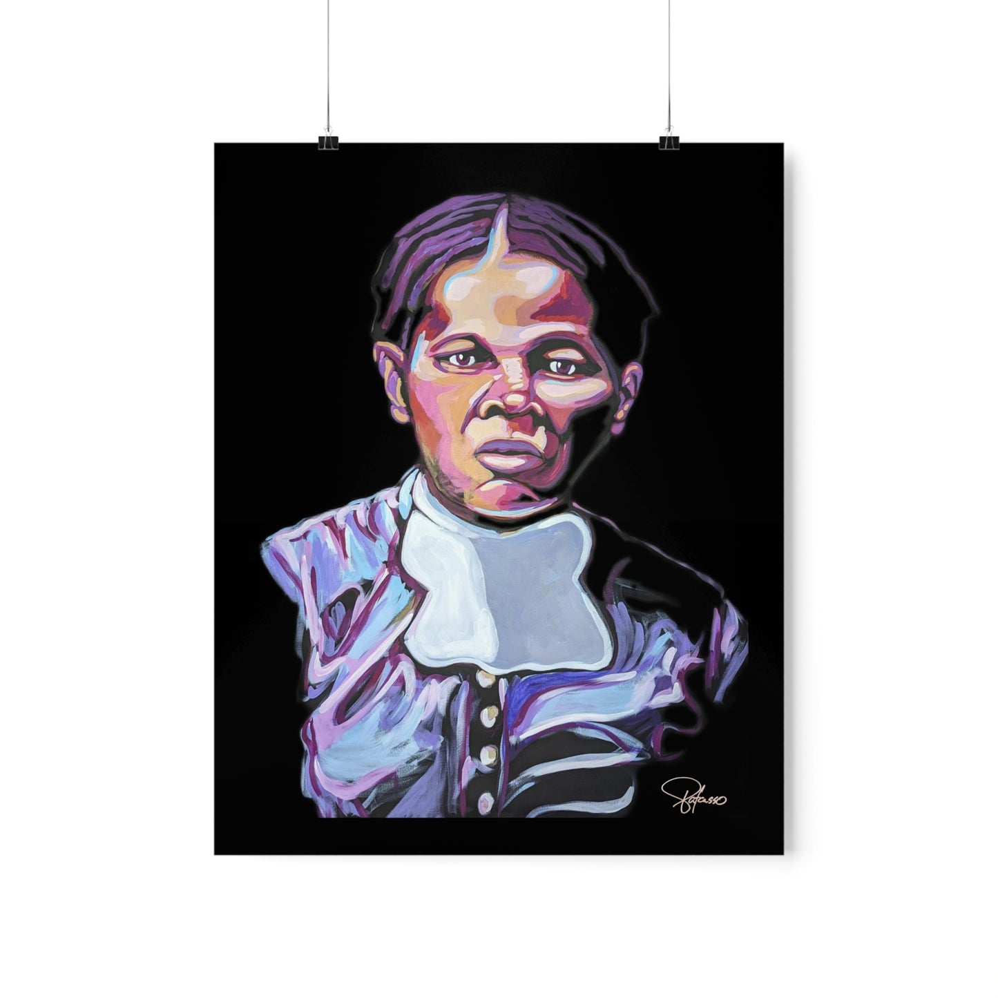 Harriet Tubman Vertical Poster Premium Matte | Honor Black American History | Patcasso