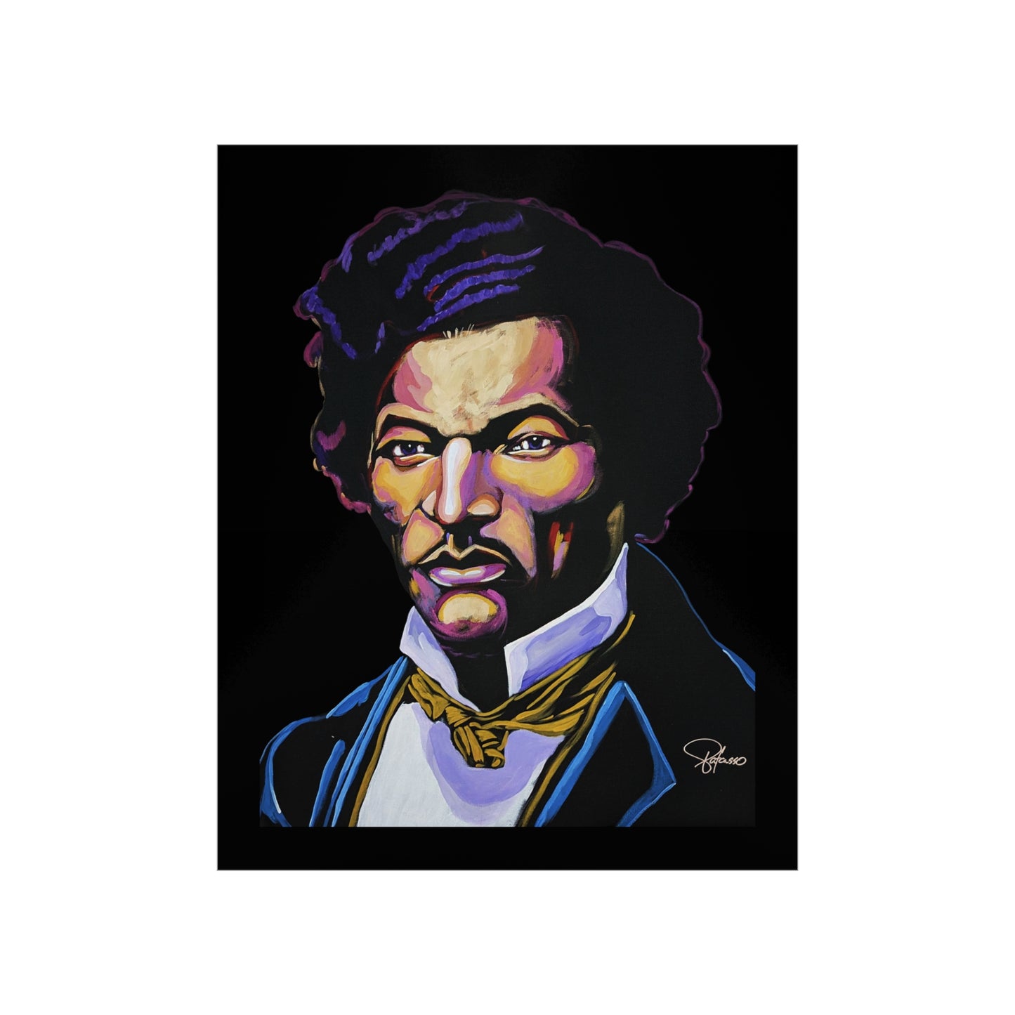 Frederick Douglass Vertical Poster Premium Matte | Honor Black American History