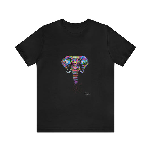 Elephant Painted Art Unisex Jersey Short Sleeve Tee | Patcasso