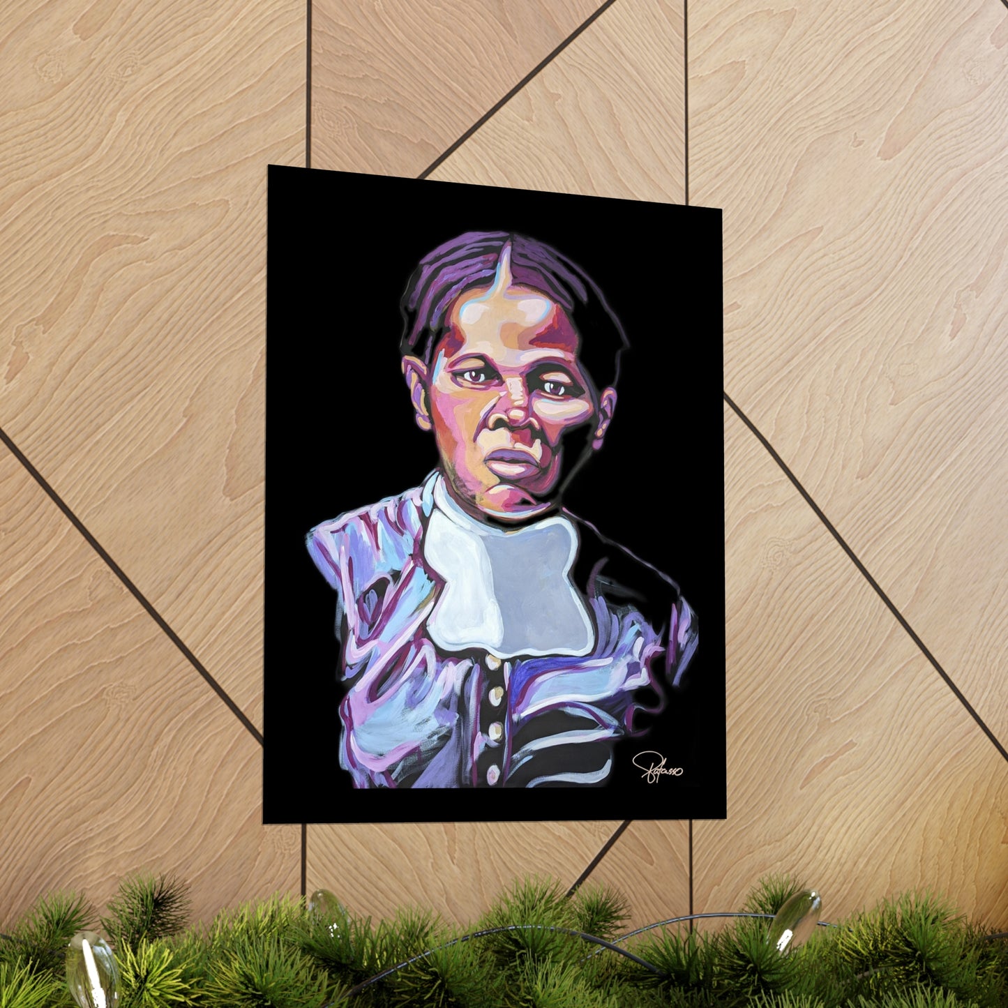 Harriet Tubman Vertical Poster Premium Matte | Honor Black American History | Patcasso